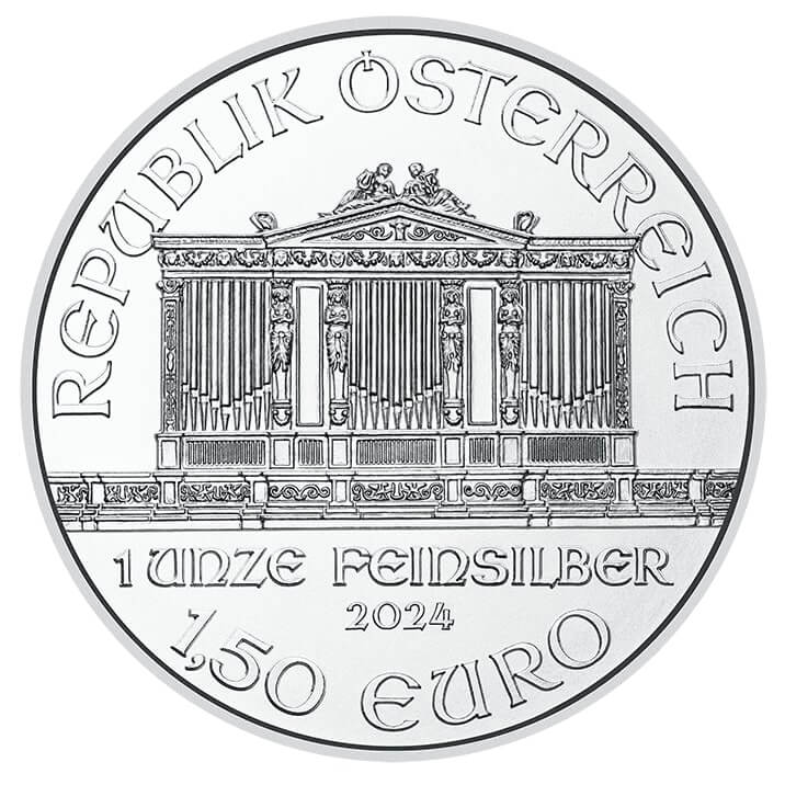 Strieborná investičná minca Wiener Philharmoniker 1 Oz