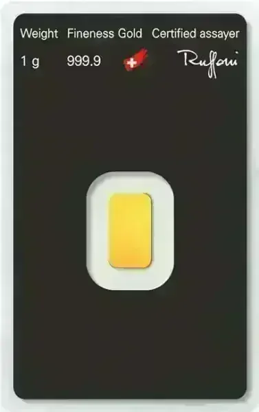 Zlatá investičná tehlička 1 gram