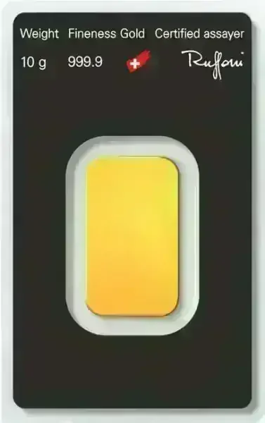 Zlatá tehlička 10 gramov